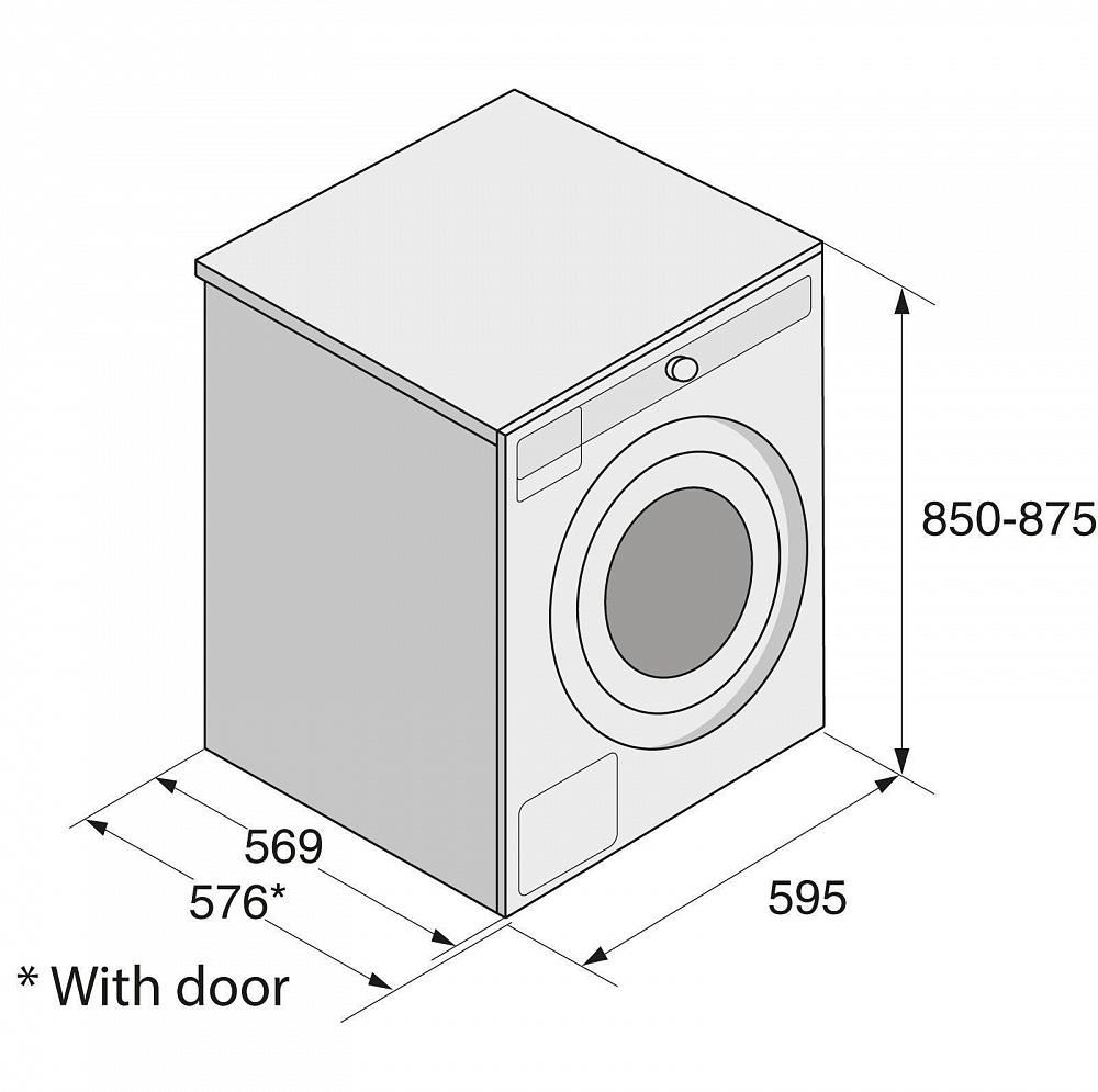 Отдельностоящая стиральная машина Asko W6098X.W/2